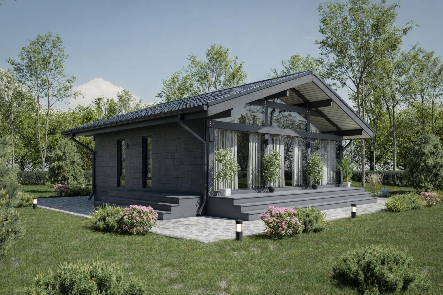 Ceramic tiles — daytime exterior.