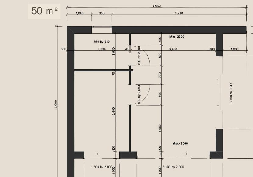 Benahavis floor plan — 50 m²
