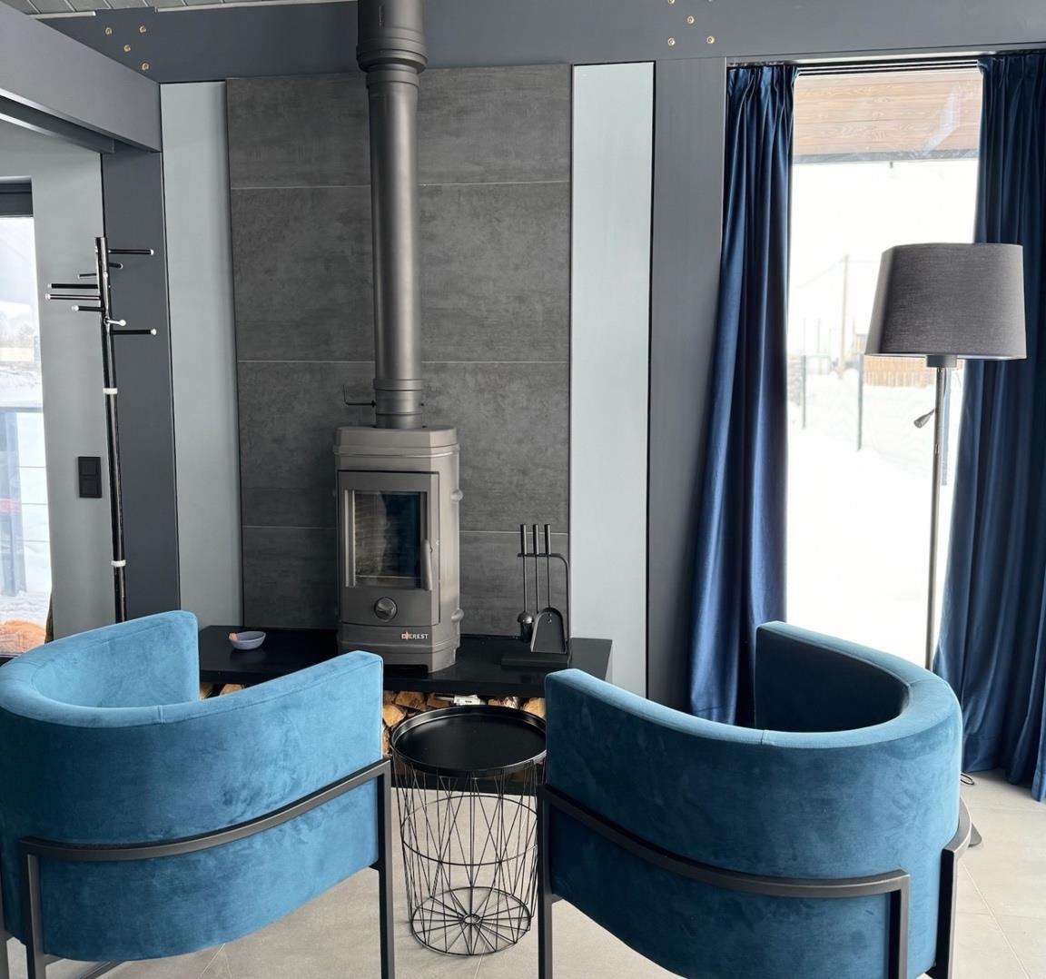 Heritage interior — dining table with views.