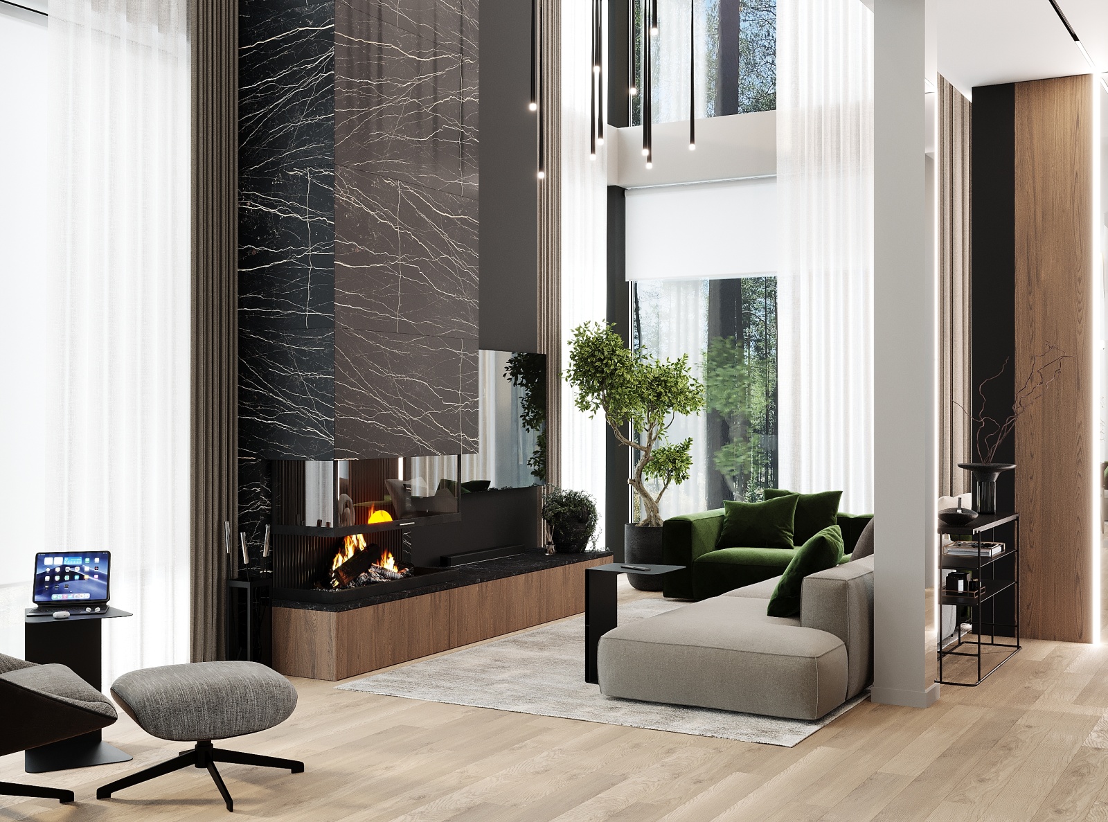 Interior view 10 of a NordTex timber house.