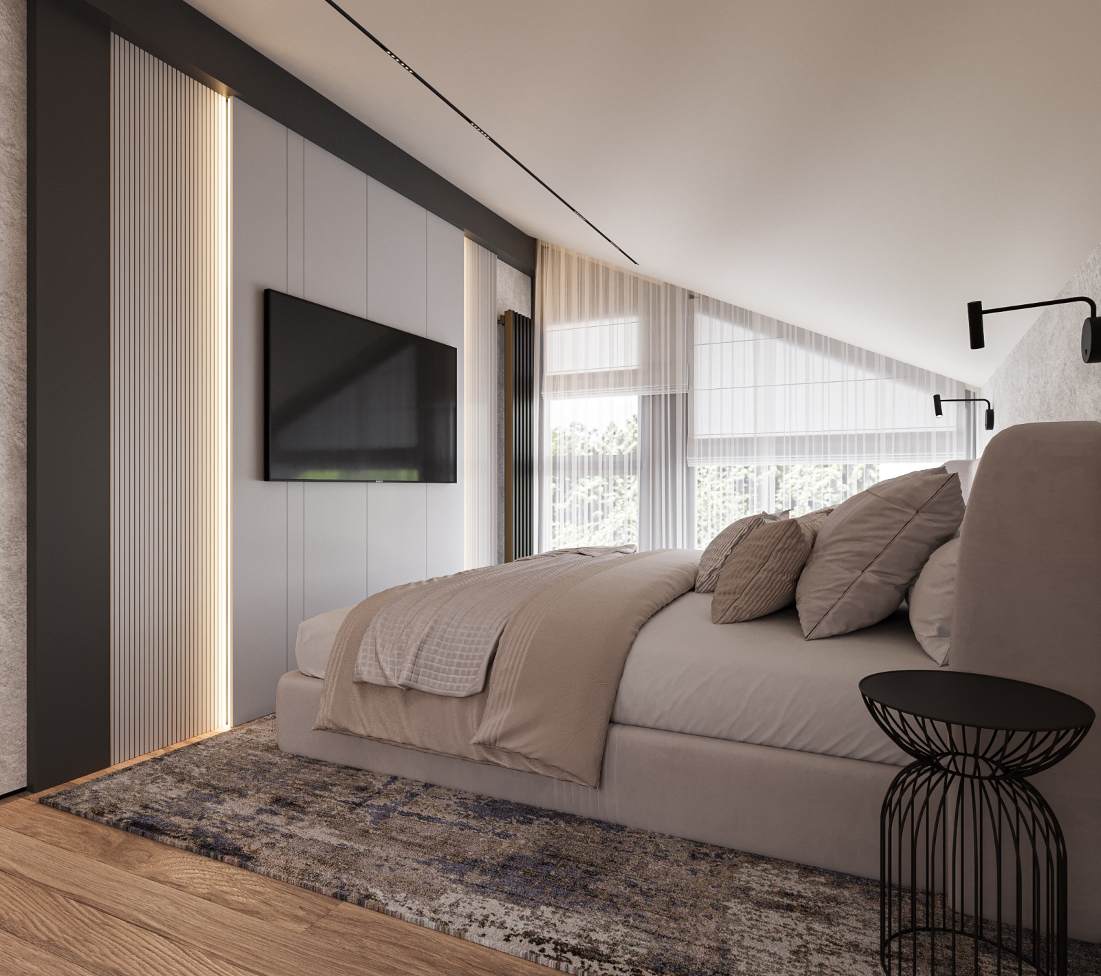 Interior view 12 of a NordTex timber house.