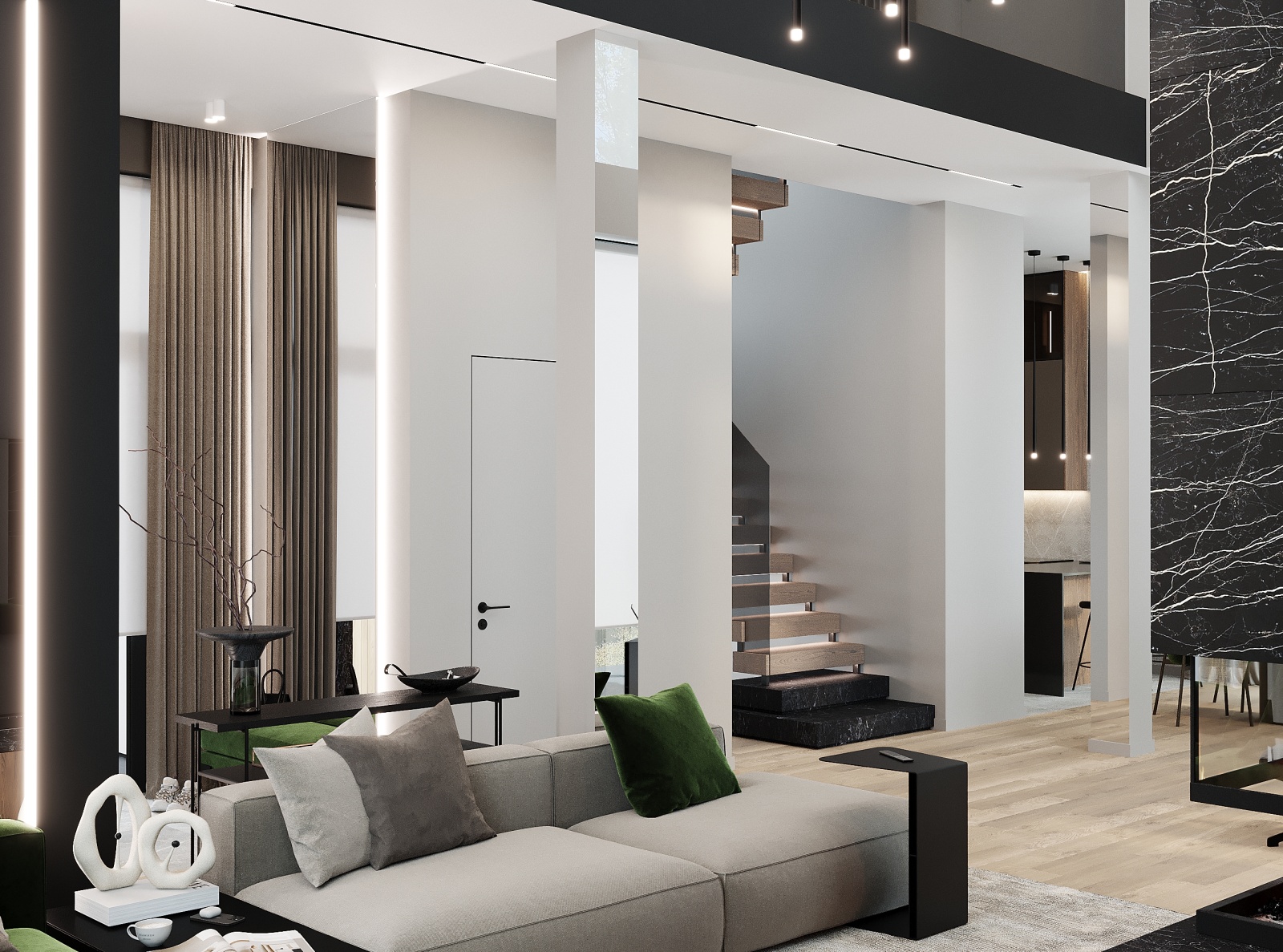 Interior view 16 of a NordTex timber house.
