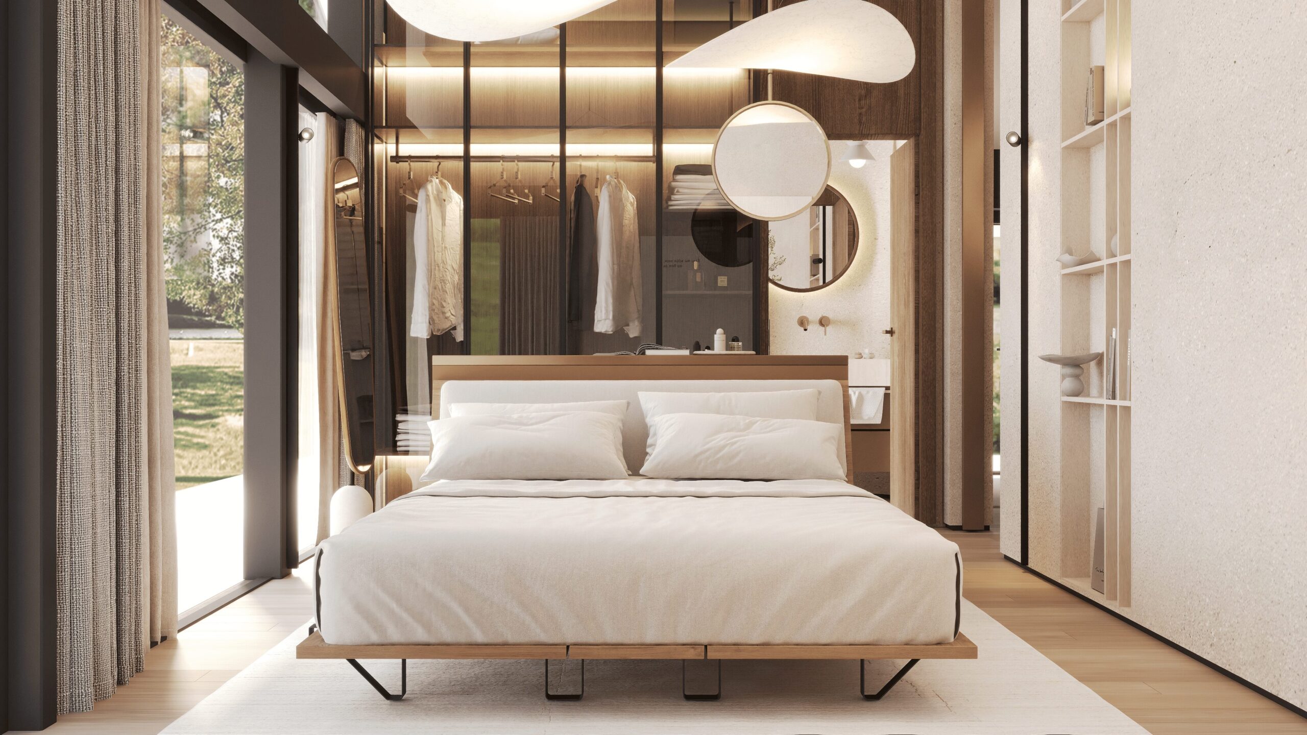 Interior view 4 of a NordTex timber house.