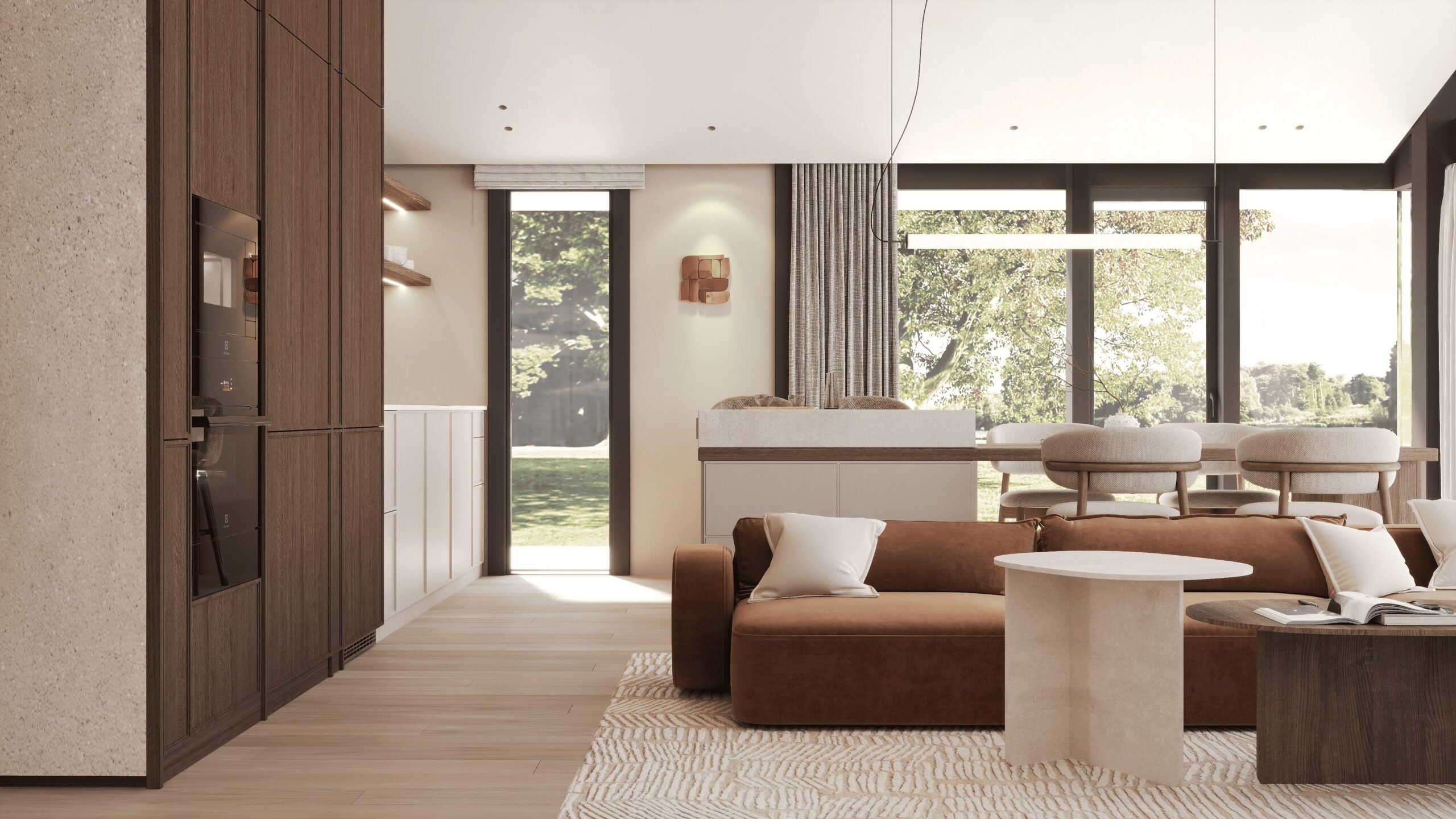 Interior view 8 of a NordTex timber house.