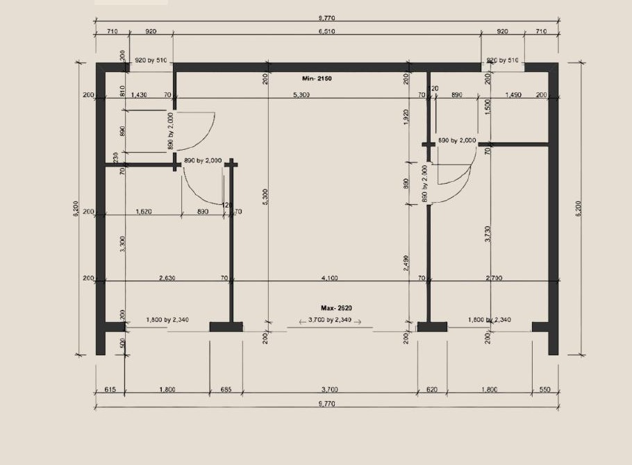 Puerto Banús floor plan — 60 m²
