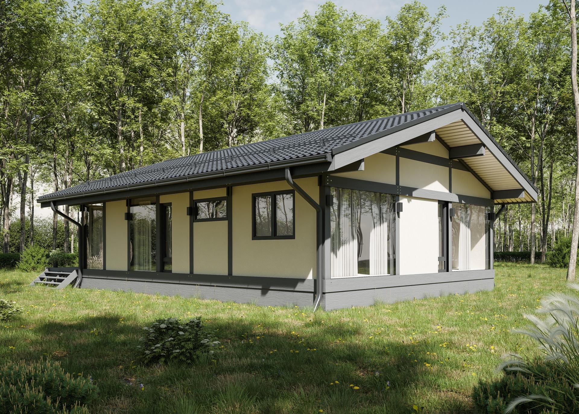 Signature Fachwerk — exterior wide angle.