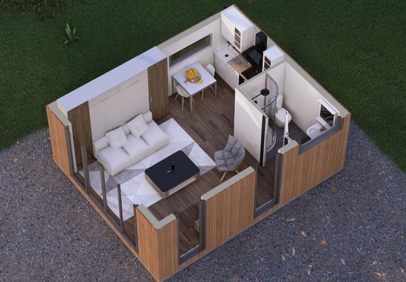 Kika Mini top-down view.