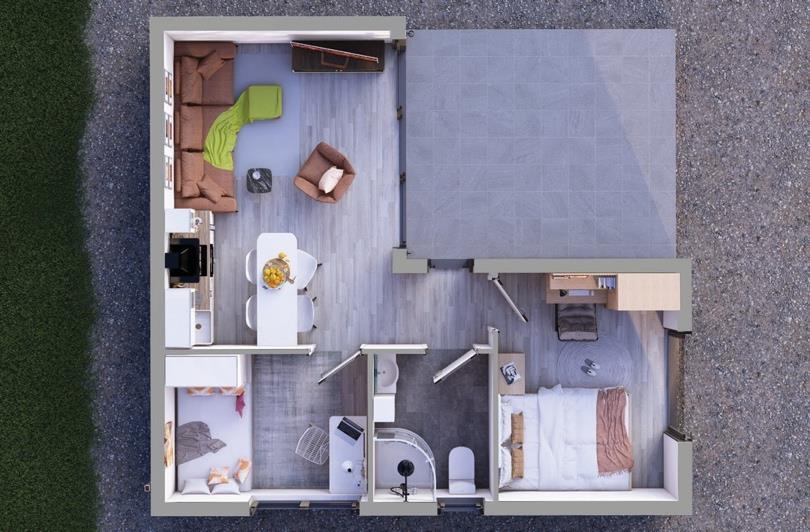 White Edition top-down view.